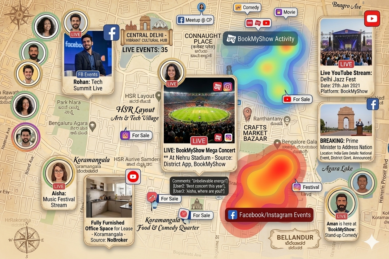 Events City Live Map
