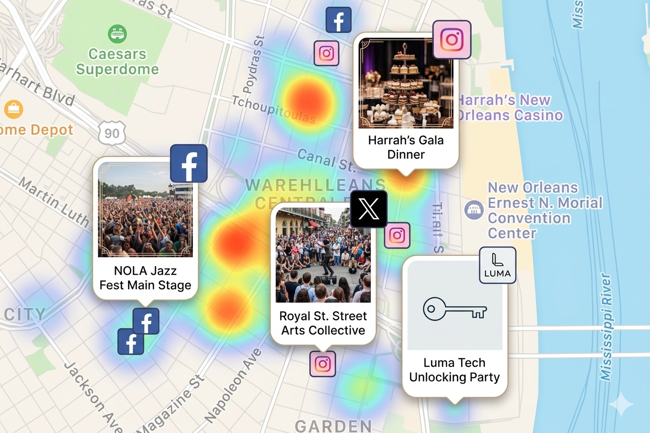Social City Live Map