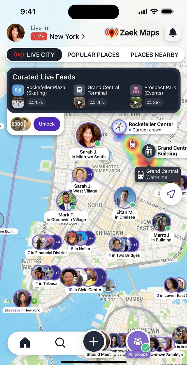 Live Maps Application